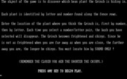 El Grinch for IBM PC/Compatibles - Instructions continued...
