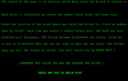 El Grinch for IBM PC/Compatibles - Instructions continued...