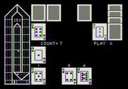 Hi-Res Cribbage for Apple II - Game is almost over...