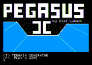 Pegasus II for Apple II - Title screen.
