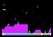 Pegasus II for Apple II - On to the next area of the game...