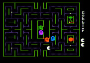 Gobbler for Apple II - Game start.