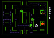Gobbler for Apple II - I just ate one of the ghosts...