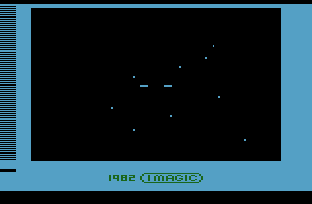 Star Voyager Atari 2600 Screenshot: Starting screen.