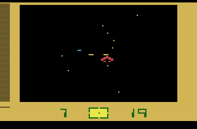 Star Voyager Atari 2600 Screenshot: My next target appears...
