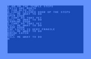 Adventure B for Commodore 64 - Breaking into a temple.