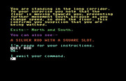 Adventure C for Commodore 64 - Let's grab this silver rod too just in case I need it later...