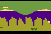 Artillery Duel for Atari 2600 - Another hit! My soldiers march on the bottom of the screen...
