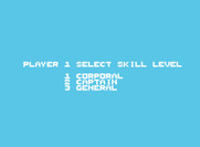 Artillery Duel for ColecoVision - Select a skill level.