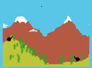 Artillery Duel for ColecoVision - A shot fired...