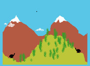 Artillery Duel for ColecoVision - Another shot fired...