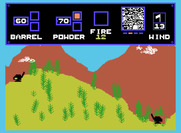 Artillery Duel for ColecoVision - You have 12 seconds left to fire here...