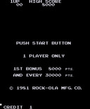 Warp Warp for Arcade - Push start button to begin.