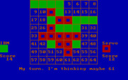 Othello for IBM PC/Compatibles - The computer is thinking...