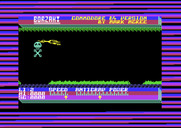 Borzak for Commodore 64 - Oops, a creature caught me!