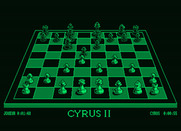 Cyrus II for Amstrad PCW - The game continues.