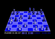 Cyrus II for Amstrad CPC - The computer is winning this match so far...