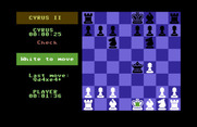 Cyrus II for Commodore 64 - Chess in progress...