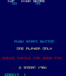 Turtles for Arcade - Push start button to begin!