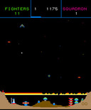 Colony 7 for Arcade - Enemies are blasting their way through the shield...