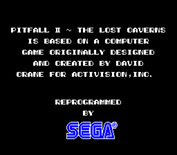 Pitfall II: Lost Caverns for Arcade - About the game...