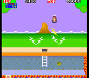 Pitfall II: Lost Caverns for Arcade - Lightning from the errupting volcano got me!
