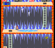 Pitfall II: Lost Caverns for Arcade - Frozen ponds make it all too easy to slide into falling objects.