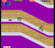Pitfall II: Lost Caverns for Arcade - Riding in a mine cart.