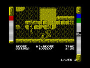 Athena for ZX Spectrum - Attacking what looks like a ghost of some sort...