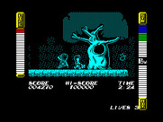 Athena for ZX Spectrum - Watch out for things approaching from behind!