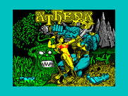 Athena for ZX Spectrum - Loading screen.