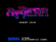 Athena for Arcade - Title screen.