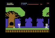 Athena for Commodore 64 - Game start.