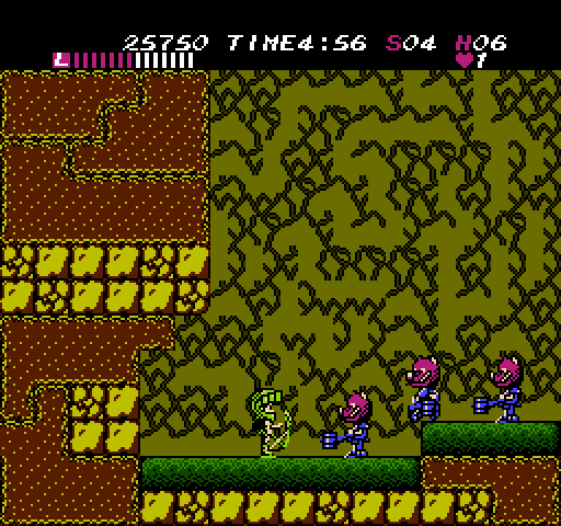 Athena NES / Famicom Screenshot: World of cavern start.