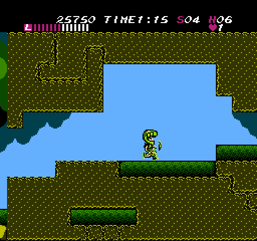 Athena NES / Famicom Screenshot: Level completed, on to the next area...