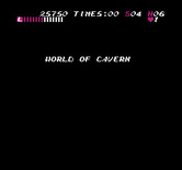 Athena for NES / Famicom - Entering the world of cavern.