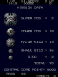 Vanguard II for Arcade - Scoring screen.