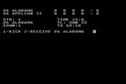 3 in 1 College & Pro Football for Atari 8-bit - Kick or receive?