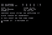 3 in 1 College & Pro Football for Atari 8-bit - Onside kick...
