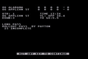 3 in 1 College & Pro Football for Atari 8-bit - Pass is incomplete!