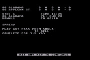 3 in 1 College & Pro Football for Atari 8-bit - The results of a play.