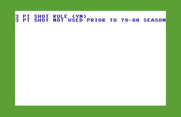 Basketball: The Pro Game for Commodore 64 - Do you want the 3 point shot rule?