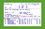 Basketball: The Pro Game for Commodore 64 - Pass to Corzine of 84 Bulls...