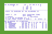 Courtside College Basketball for Commodore 64 - Pass to Dobson...