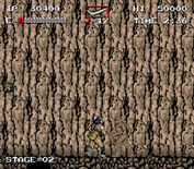 Haunted Castle for Arcade - It's hard to see, but a mud creature is attacking!