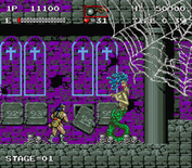 Haunted Castle for Arcade - The first end of level boss.