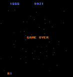 Mad Planets for Arcade - Game over.