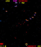 Space Firebird for Arcade - Here come some invaders!