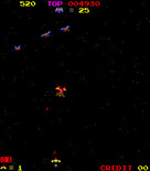 Space Firebird for Arcade - Here comes an attacking space firebird...