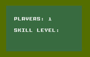 World Championship Baseball for Intellivision - Setting number of players and skill level.
